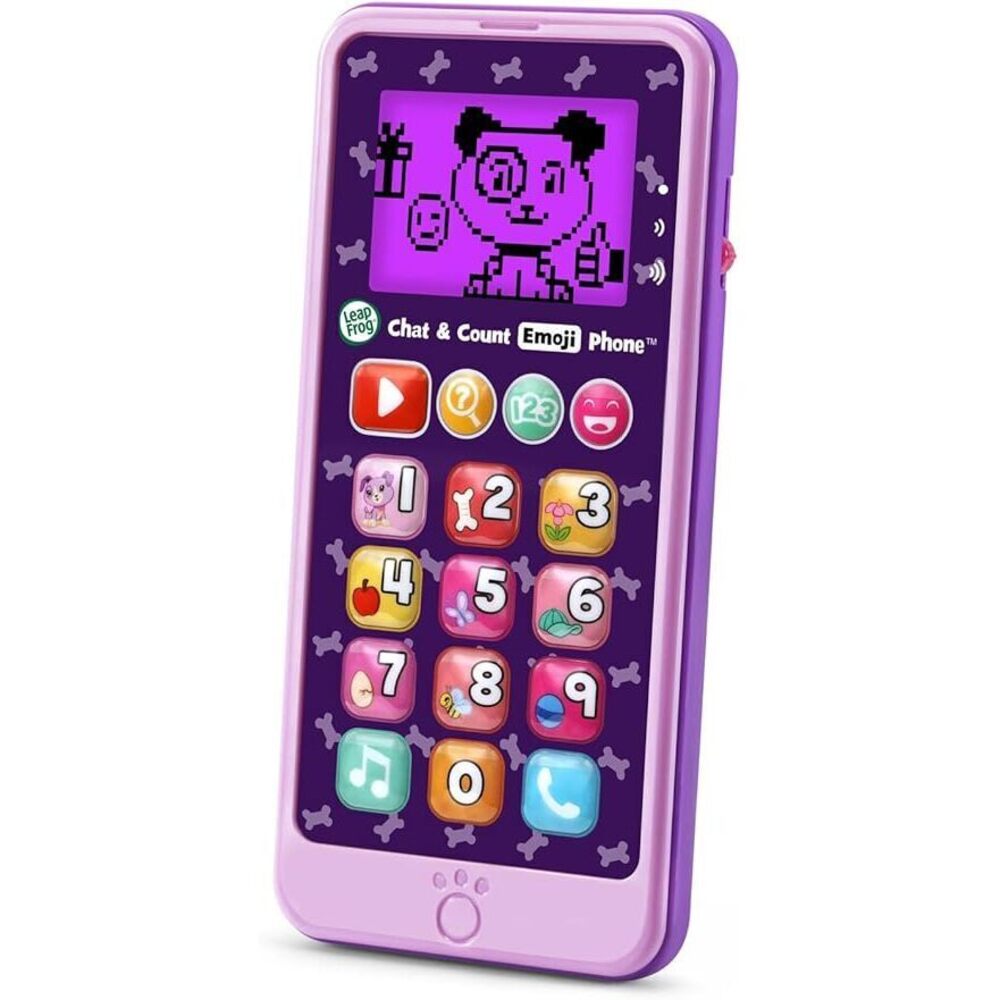 Chat And Count Emoji Phone, Purple